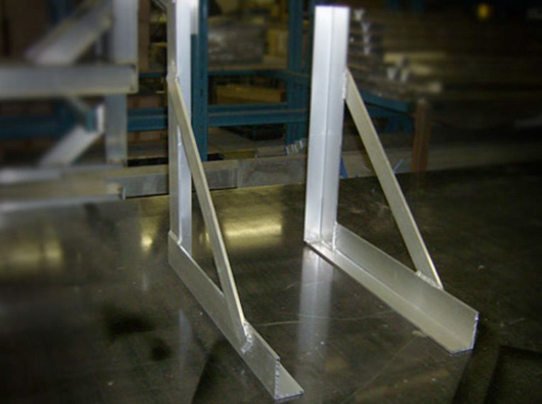 Square mounting brackets